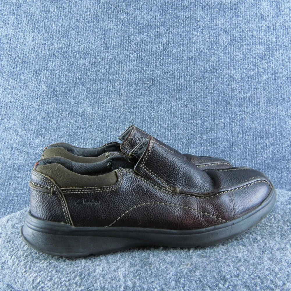 Clarks Men's Lightweight Loafer Brown Leather Size 9.5M Gently Used 2025‎